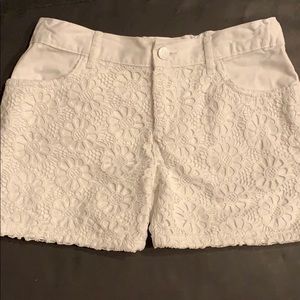 Children’s Place White Shorts w/ Adjustable Waist Size 14 Husky
